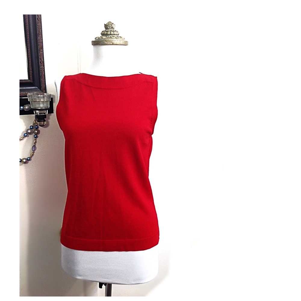 PingPong Australia Clothing Red Knit Pullover Top